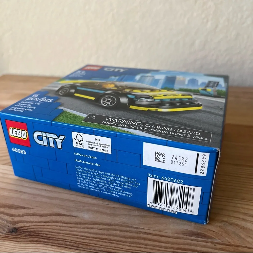 New Sealed Lego Electric Sports Car City Set 60383